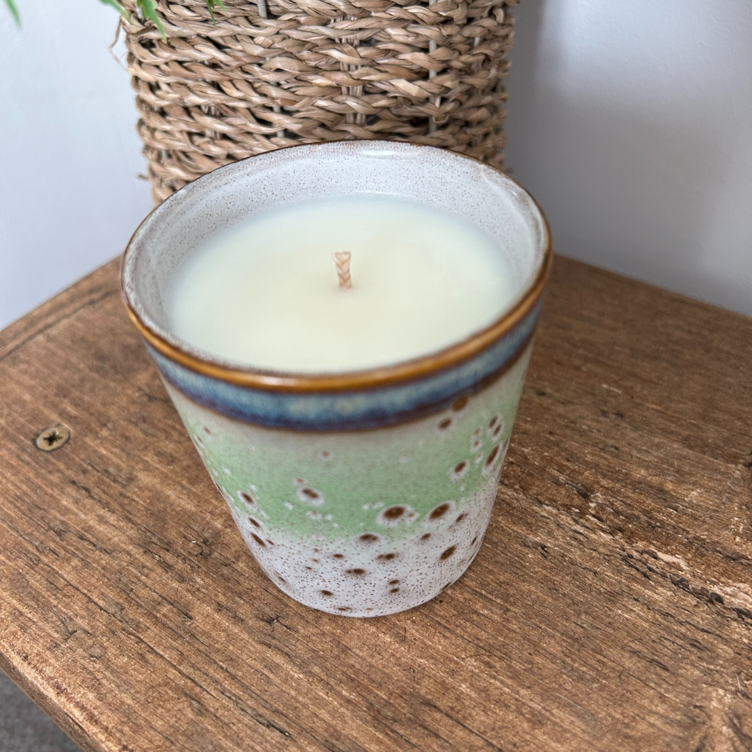 Funky Fresh Ceramic Candle Cup