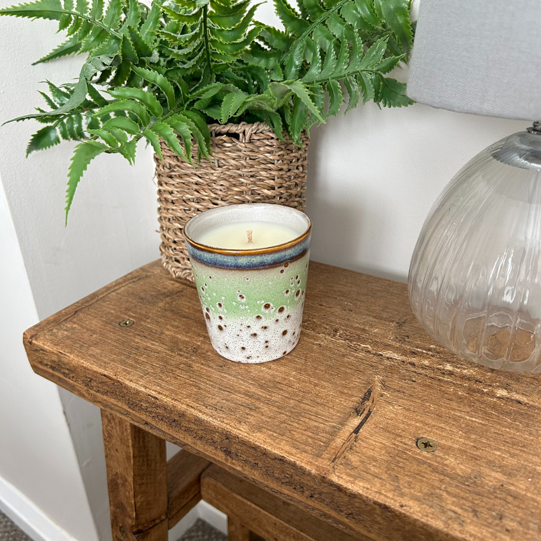 Funky Fresh Ceramic Candle Cup