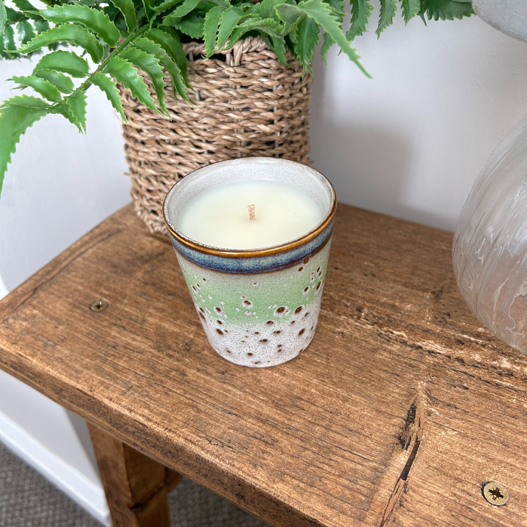 Funky Fresh Ceramic Candle Cup