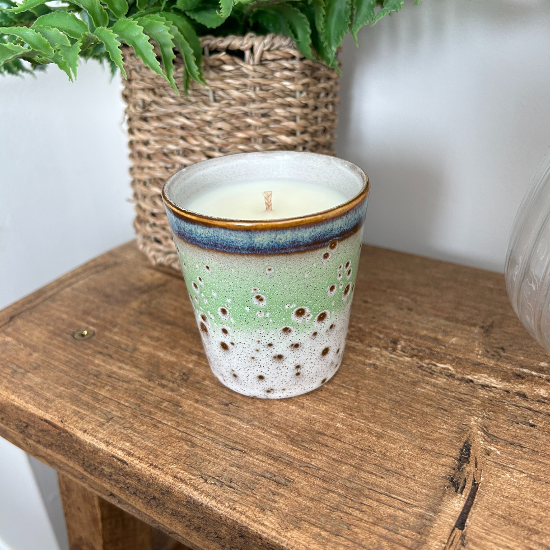 Funky Fresh Ceramic Candle Cup