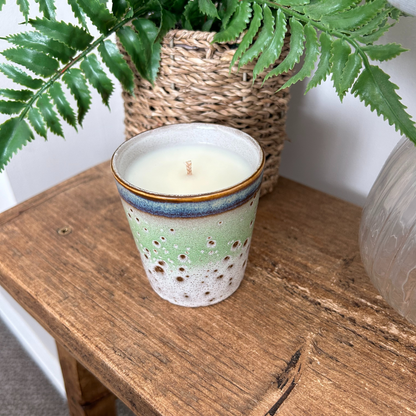 Funky Fresh Ceramic Candle Cup